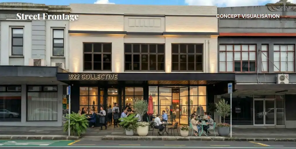 Auckland Central Retail, Service & F&B Tenancies – 322 Collective