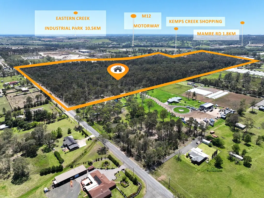 Kemps Creek Central to Everywhere  ( 80 acres with 2km frontage)