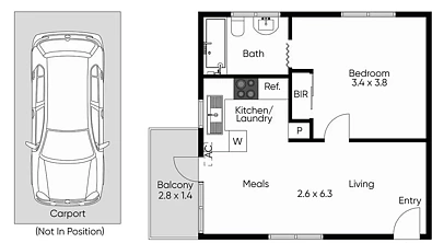 12/24 Brixton Rise, Glen Iris, VIC 3146, 1房, 1浴, House