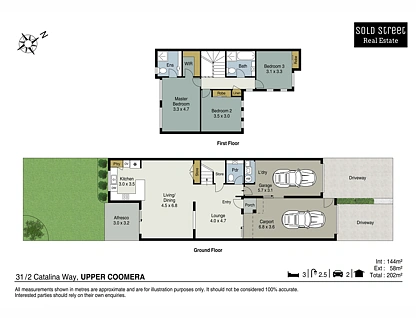 31/2 Catalina Way, Upper Coomera, Gold Coast, 3 phòng ngủ, 2 phòng tắm, Townhouse