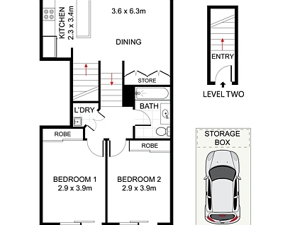 49/20 Close Street, Canterbury, South Western Suburbs, 2 chambres, 1 salles de bain, Apartment