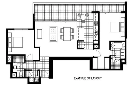 1606/30-44 The Circus, Burswood, South East Perth, 2 Schlafzimmer, 2 Badezimmer, Apartment