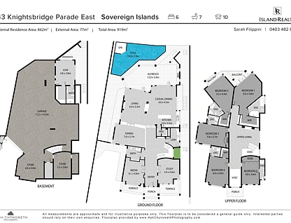 43 KNIGHTSBRIDGE PARADE EAST, Paradise Point, Gold Coast, 6 Bedrooms, 7 Bathrooms, House