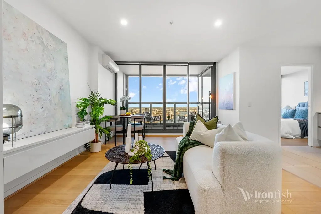 Melbourne 2침실 Elevated City Living with Spectacular Bay and Harbour Views
