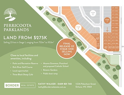LOT 1 Perricoota Parklands, Moama, Murray, 0 ਕਮਰੇ, 0 ਬਾਥਰੂਮ, Section