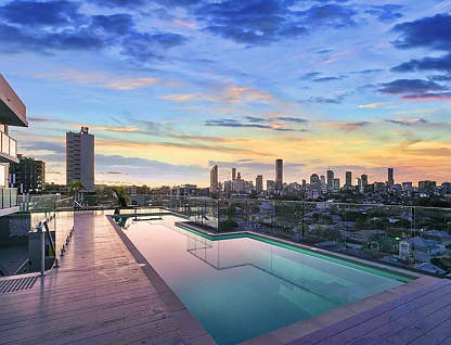 702/95 Linton Street, Kangaroo Point, Brisbane - Eastern Region, 1 રૂમ, 1 બાથરૂમ, Unit