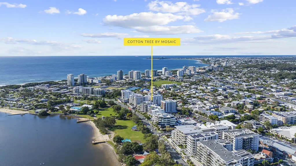 Maroochydore 2房  Effortless Coastal Living in Mosaic's Signature Cotton Tree Address