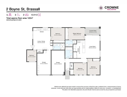 1&2/2 Boyne Street, Brassall, Ipswich - Greater Region, 5房, 3浴, Apartment