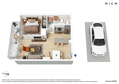2007/668 Bourke Street, Melbourne, VIC 3000, 1房, 1浴, Apartment