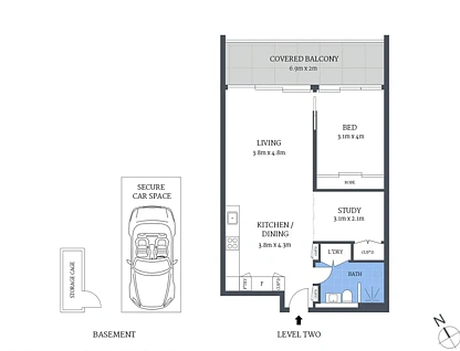 112/5B Whiteside Street, North Ryde, Upper North Shore, 1部屋, 1バスルーム, Apartment