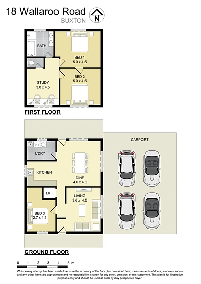 16-18 Wallaroo Road, Buxton, NSW 2571, 3 Bedrooms, 1 Bathrooms, House