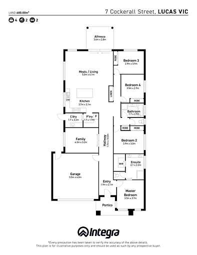 7 Cockerall Street, Lucas, VIC 3350, 4 slaapkamers, 2 badkamers, House