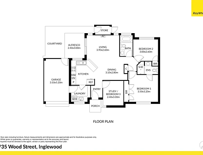 3/35 Wood Street, Inglewood, North East Perth, 3房, 2浴, House