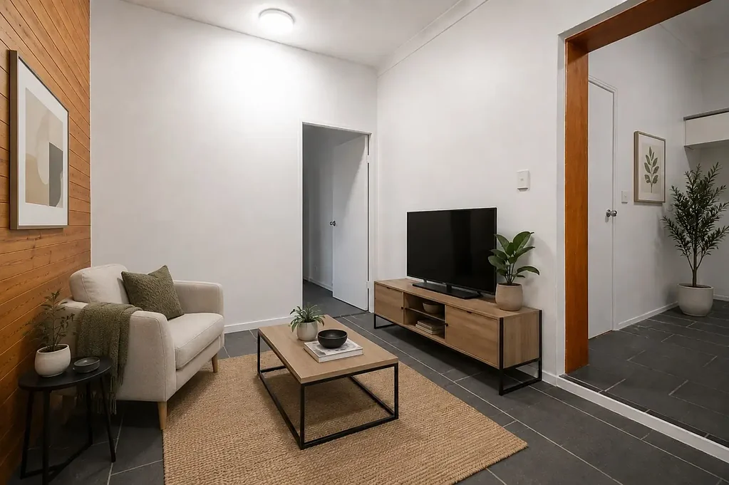 2 Bedroom Private Residence Behind Shop – Entry Level