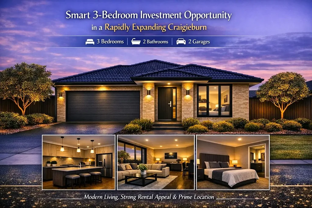 Craigieburn 3ห้องนอน Smart 3‑Bedroom Investment Opportunity in a Rapidly Expanding Craigieburn