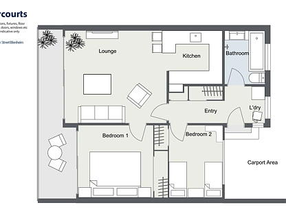 4/6 Poynter Street, Blenheim Central, Marlborough, 2房, 1浴, 独立屋