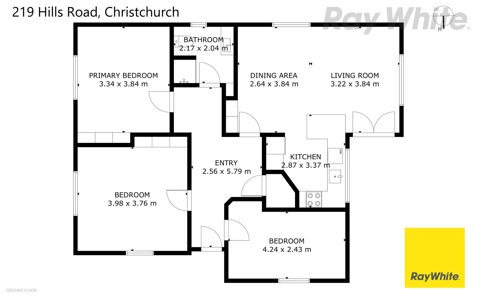 219 Hills Road, Mairehau, Christchurch, 3 Bedrooms, 1 Bathrooms, House