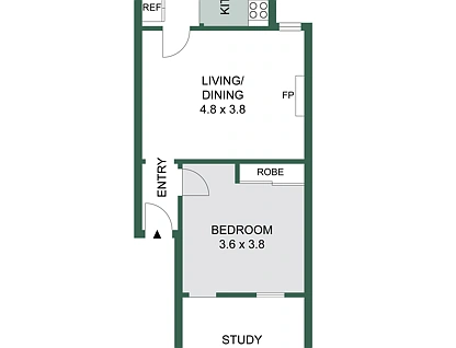 12/126 Brougham Street, Potts Point, Sydney CBD, 1 રૂમ, 1 બાથરૂમ, Apartment