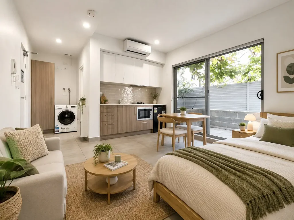 Stylish & Convenient Self-Contained Studio