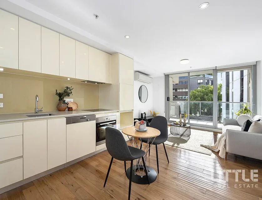 304/101 Bay Street, Port Melbourne, VIC 3207, 2 રૂમ, 1 બાથરૂમ, Apartment
