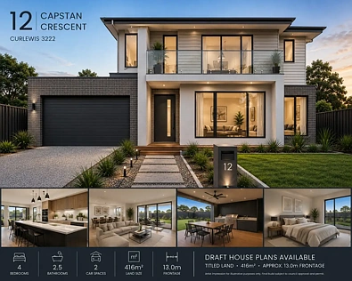 12 Capstan Crescent, Curlewis, VIC 3222, 0 habitaciones, 0 baños, Section