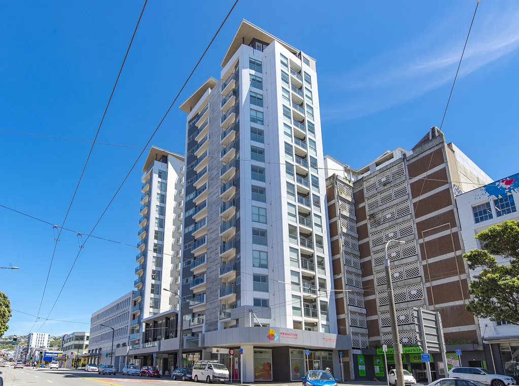 Te Aro 3कमरा Light and Sunny Penthouse living
