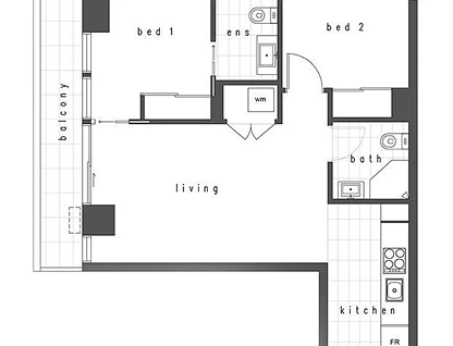 1002/8 Sutherland Street, Melbourne, Melbourne CBD, 2 rūma, 2 rūma horoi, Apartment