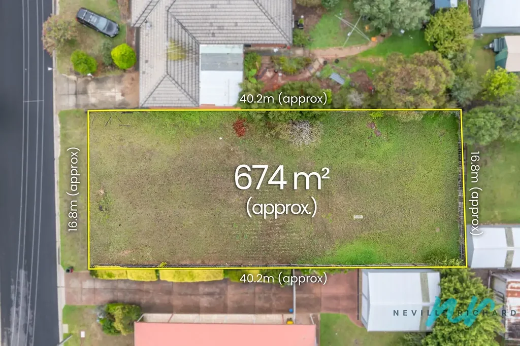 St Leonards Very Rare 674m2 Allotment in Old St Leonards - 16.8m Frontage