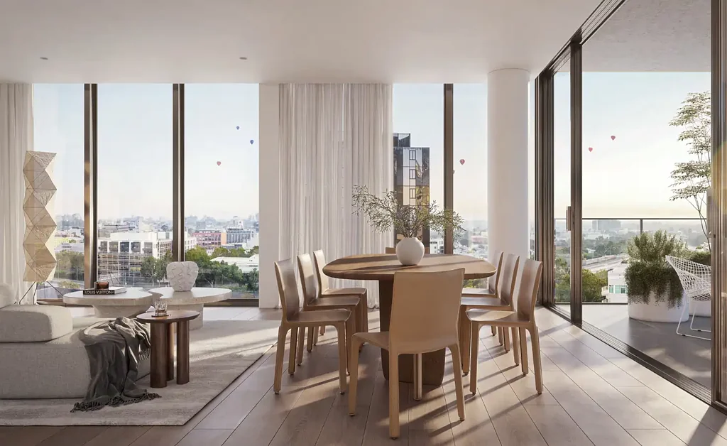 Heidelberg 3房 Yarra河景 3卧2卫 2安全车位 高级装修 地标位置 稀有之选 A Rare and Expansive Three-Bedroom Residence with Dual Car Spaces Overlooking the Yarra River