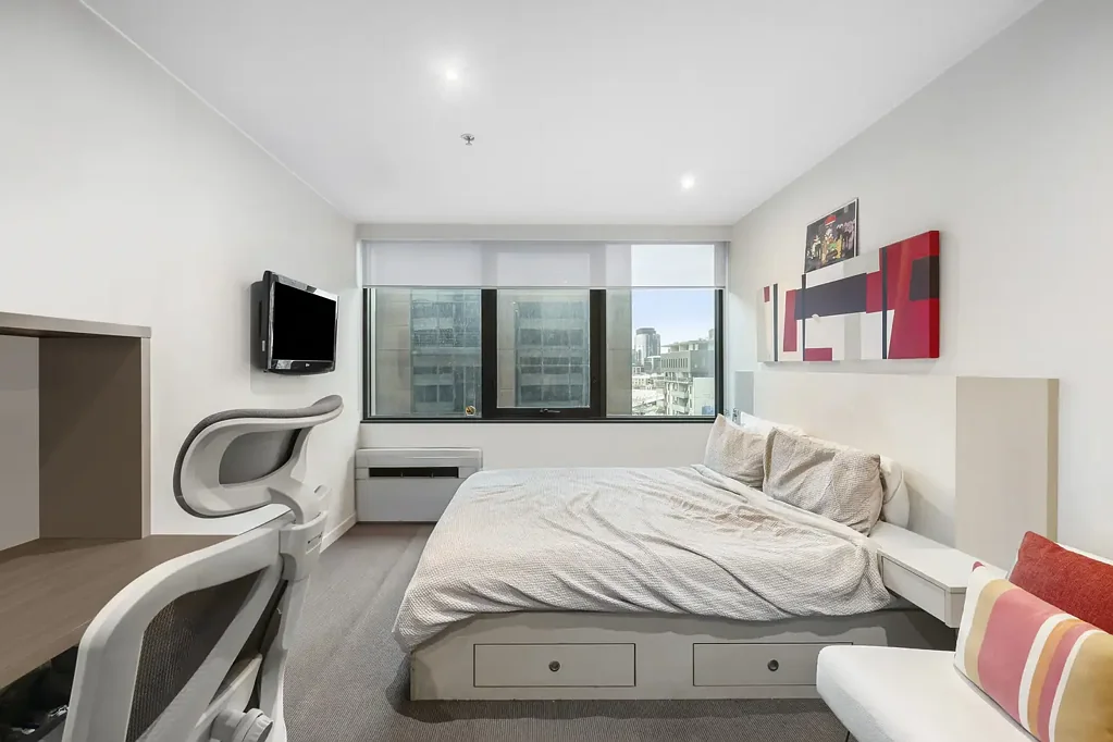 Melbourne 1房 尊贵市中心地段的宽敞单间公寓风格 Spacious Studio Style in Prestigious City Locale