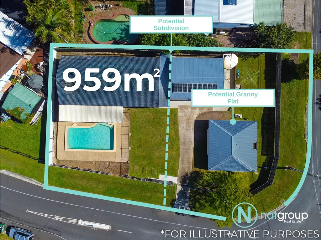 Browns Plains 4Kwarto SUBDIVISION OR GRANNY FLAT POTENTIAL ON A HUGE 959M² CORNER BLOCK