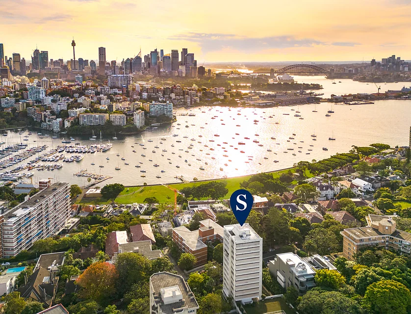 3/99 Darling Point Road, Darling Point, Eastern Suburbs, 3 Schlafzimmer, 2 Badezimmer, Apartment