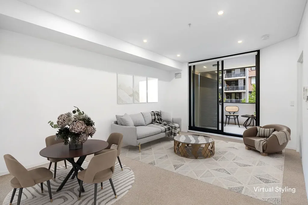 Ryde 1房 滨水岸线近邻 宽敞现代装修 高天花板起居空间 阳光明媚阳台 电梯直达车位 安保大楼社区 Premium abode in convenient location