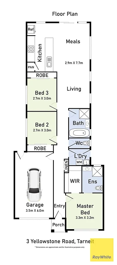3 Yellowstone Road, Tarneit, VIC 3029, 3 slaapkamers, 2 badkamers, House