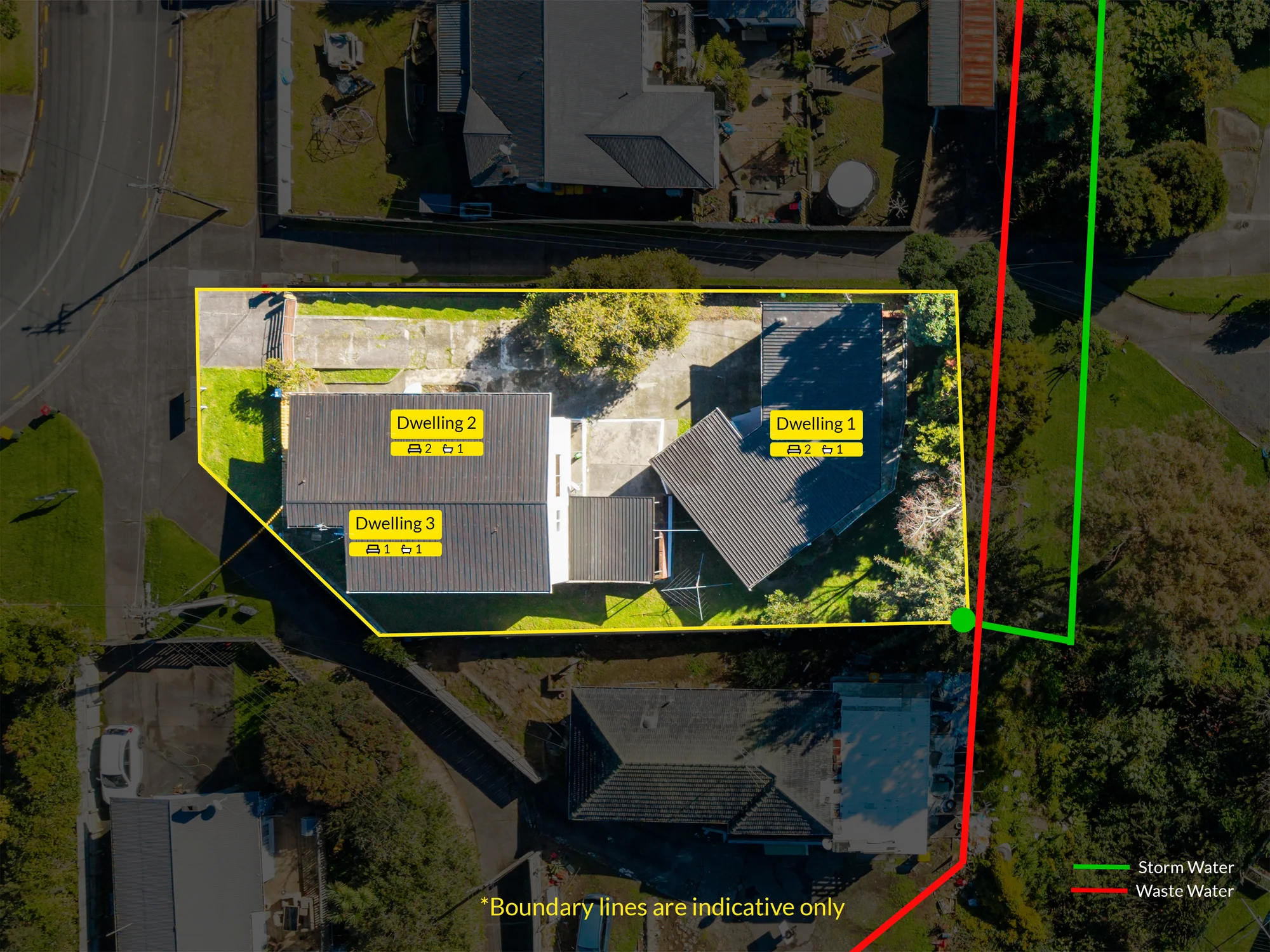 Glen Eden 5房 Big Land THAB ZONE. 3 Homes . Strong Returns