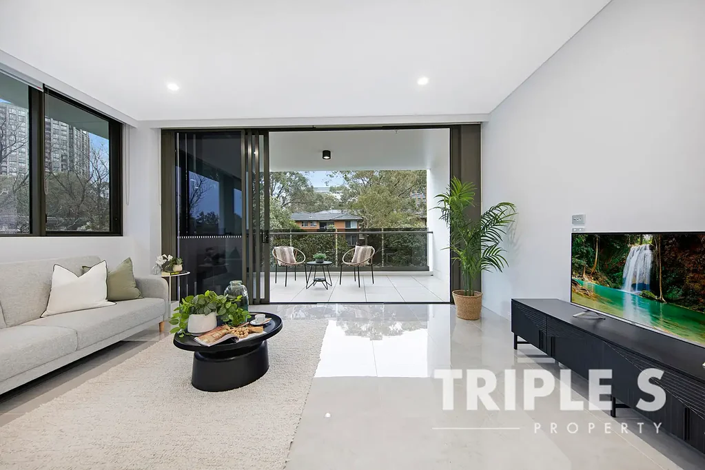 Macquarie Park 2房 毗邻公园显赫地 豪华两卧布局 主卧私享阳台 公园永久视野 大理石风格地砖 高端Bosch电器 现代美食厨房 持续特点节能 LUXURY 2 BEDROOM APARTMENT WITH BALCONIES PERMANENT VIEW TO PARK | STUDY NOOK |RESORT LIFESTYLE | QUIET STREET | MINS WALK TO METRO + MACQUARIE SHOPS