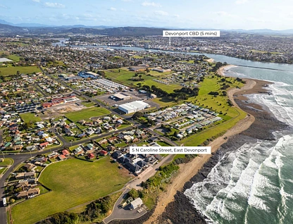 6/5 Pardoe Esplanade, East Devonport, West and North West, 2 Schlafzimmer, 2 Badezimmer, Unit