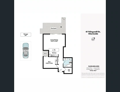 4/1 Kingsmill Street, Chermside, QLD 4032, 1房, 1浴, Unit