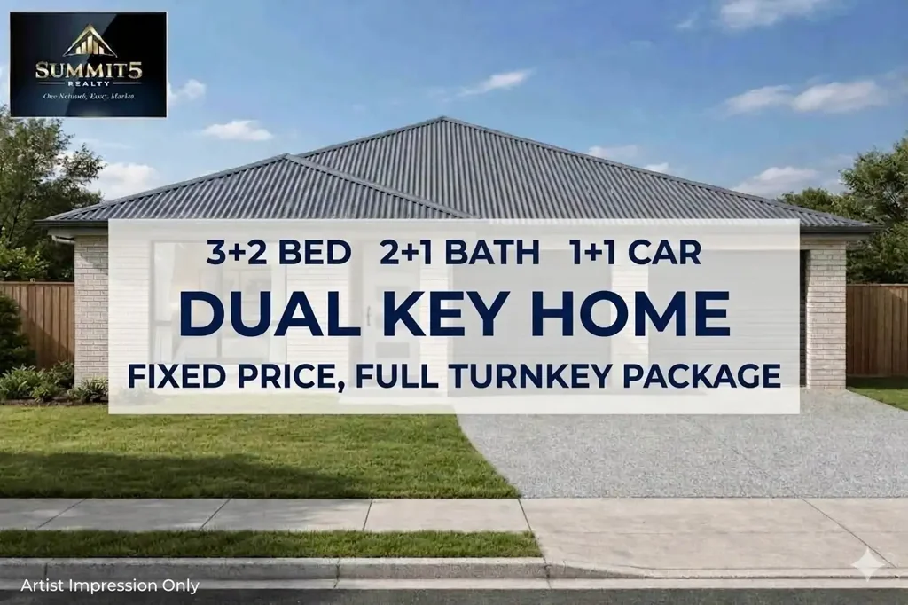 Chisholm 5 Bedroom DUAL-INCOME POTENTIAL OR THE ULTIMATE MORTGAGE BUSTER!
Home and land package on registered block!