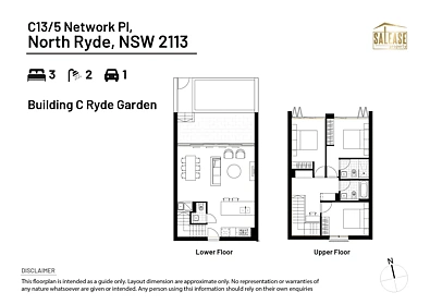 C13/5 Network Pl, North Ryde, NSW 2113, 3房, 2浴, House