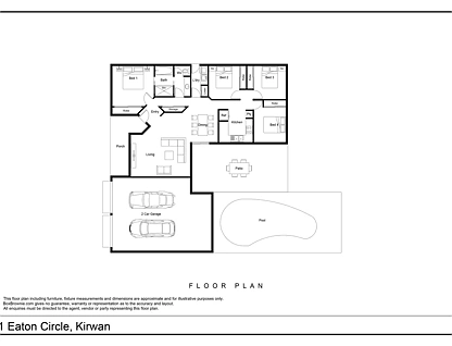 1 Eaton Circle, Kirwan, QLD 4817, 4房, 1浴, 独立屋