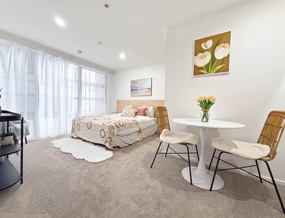 413/85 Wakefield Street, Auckland Central, Auckland City, 1 રૂમ, 2 બાથરૂમ, Apartment