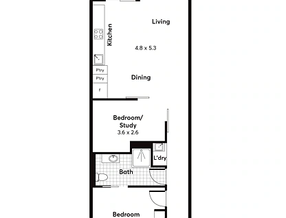 202/271 Gouger Street, Adelaide, Adelaide CBD, 2 Bedrooms, 1 Bathrooms, Apartment