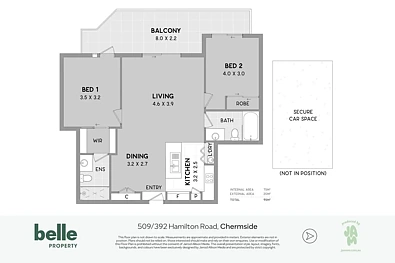 509/392 Hamilton Road, Chermside, QLD 4032, 2 phòng ngủ, 2 phòng tắm, Apartment