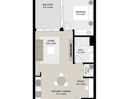 10211/30 Duncan Street, West End, Brisbane - Inner City Region, 1 Schlafzimmer, 1 Badezimmer, Apartment