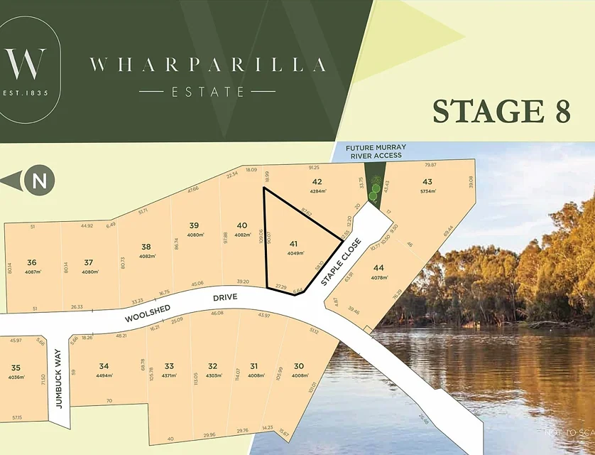 LOT 41 Wharparilla Estate, Woolshed Drive, Echuca, Bendigo, 0 Bedrooms, 0 Bathrooms, Section