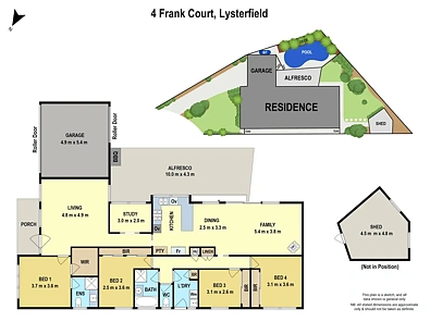 4 Frank Court, Lysterfield, VIC 3156, 4 રૂમ, 2 બાથરૂમ, House