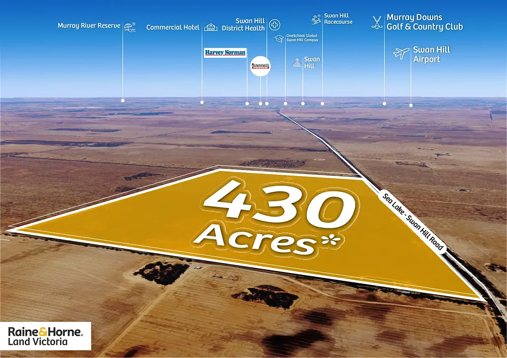 Swan Hill West 430 Acres on Swan Hill's Doorstep - Rare Broadacre Landholding.
