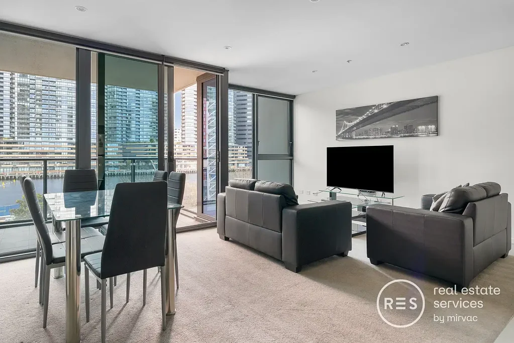 Riverside Living, Refined  A calm, architectural tone with premium restraint.