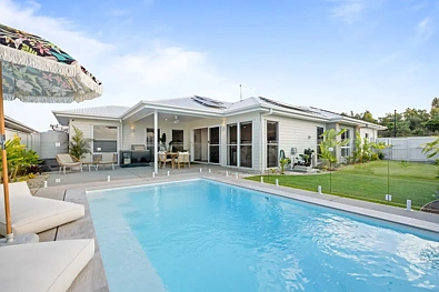 Banya 4 Bedroom Modern Family Living with a Private Poolside Retreat